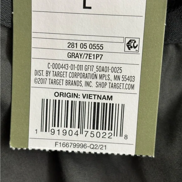 Goodfellow lightweight men’s color block  jacket with sleeve pocket - Picture 4 of 8